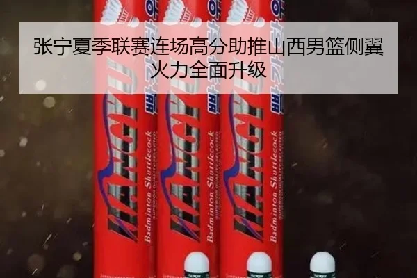 张宁夏季联赛连场高分助推山西男篮侧翼火力全面升级